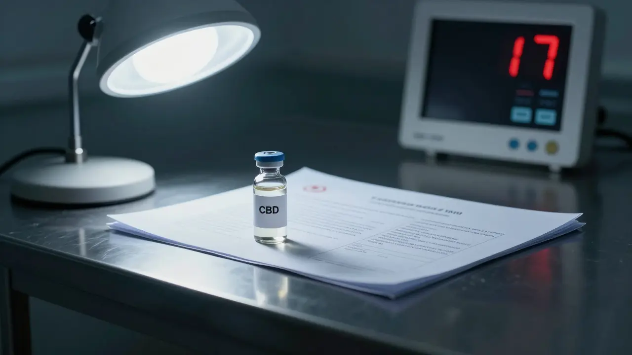 CBD olej v nemocnici s oficiálním povolením ministerstva zdravotnictví, jen pro 17 pacientů.