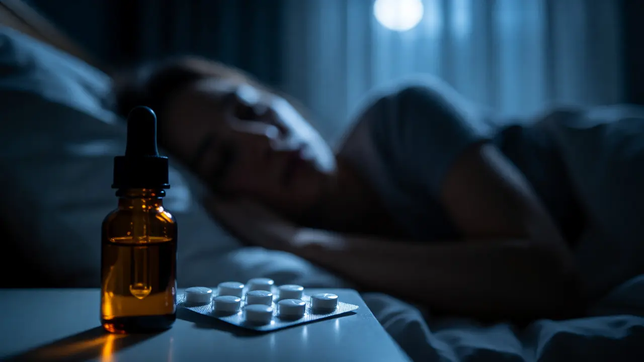 CBN nebo melatonin: Co je lepší na spaní?