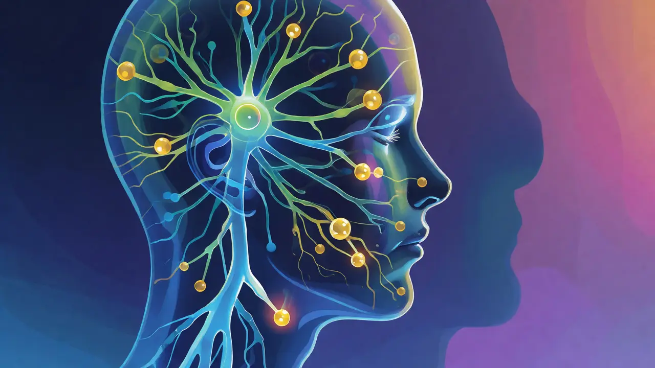 Ilustrace interakce CBD s endokanabinoidním systémem těla