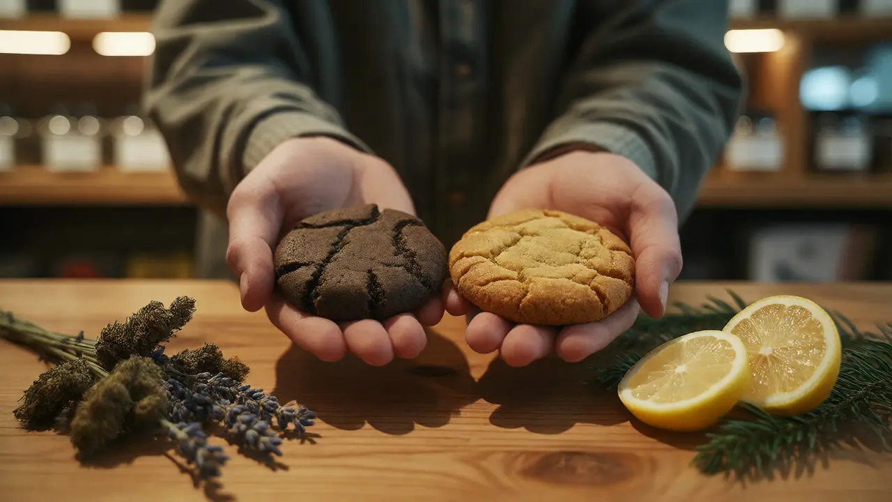 Indica nebo Sativa v konopných sušenkách: Co je lepší pro vás?